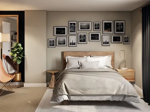 Bedroom · Eclectic designed by Julio