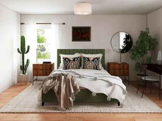 Bedroom · Eclectic designed by Emily