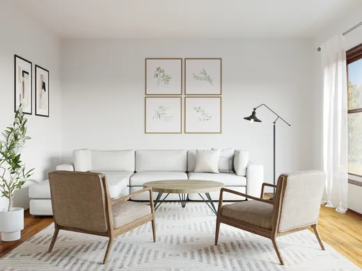Living Room · Farmhouse designed by Erin