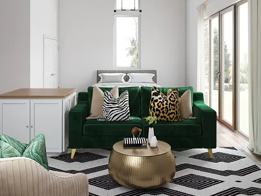 Living Room · Eclectic designed by Lydia