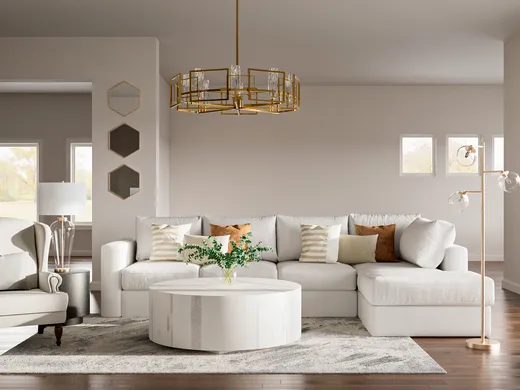 Living Room · Farmhouse designed by Mariel