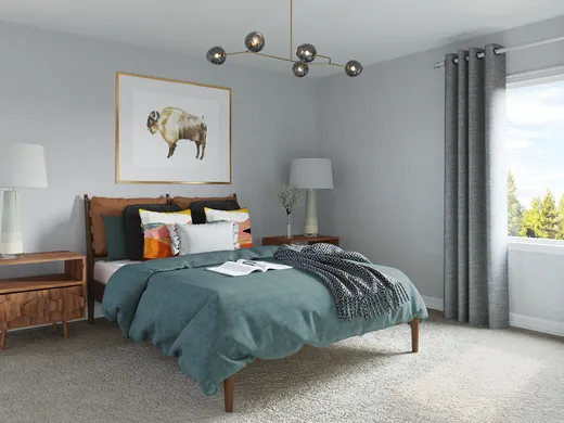 Bedroom · Eclectic designed by Heather
