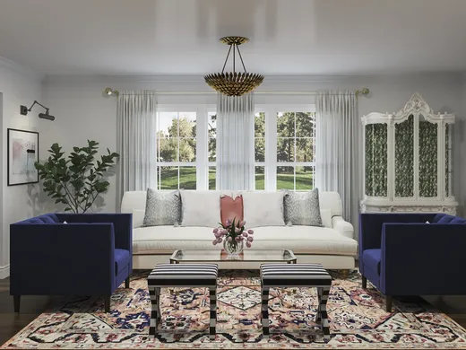 Living Room · Contemporary designed by Dani