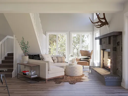 Living Room · Eclectic designed by Sara