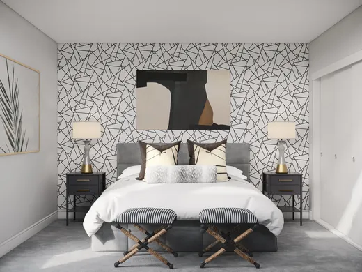 Bedroom · Contemporary designed by Isaac