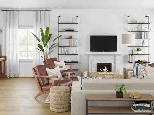 Living Room · Contemporary designed by Amanda