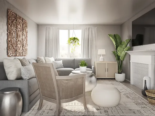 Living Room · Eclectic designed by Hayley