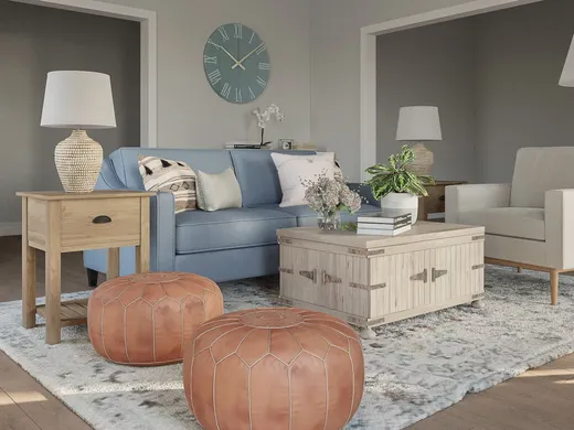 Living Room · Farmhouse designed by Carla