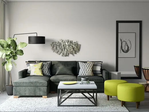 Living Room · Contemporary designed by Amanda