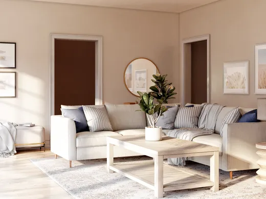 Living Room · Coastal designed by Elyse