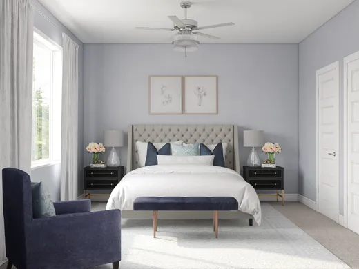 Bedroom · Glam designed by Kristina