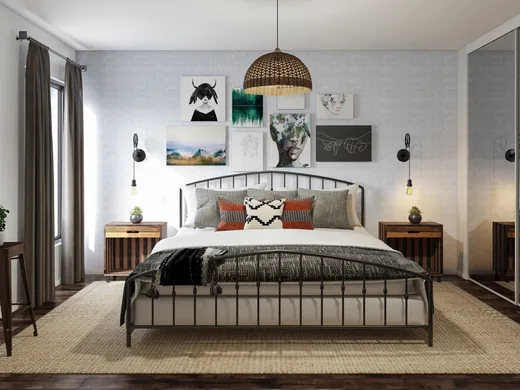Bedroom · Industrial designed by Leah