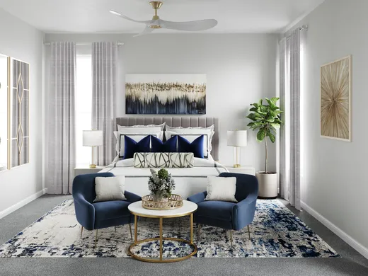 Bedroom · Glam designed by Cathrine