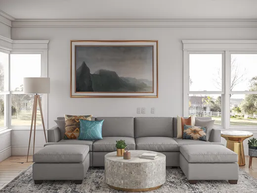 Living Room · Contemporary designed by Emelia