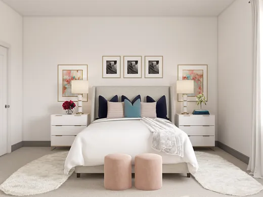 Bedroom · Glam designed by Kelcy
