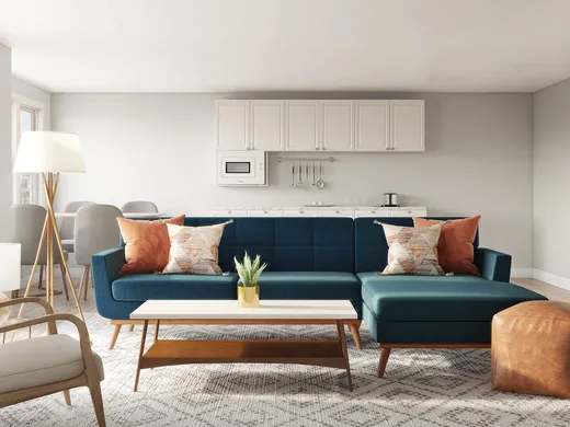 Living Room · Farmhouse designed by Sarah