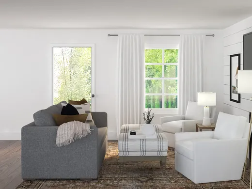 Living Room · Contemporary designed by Sarah