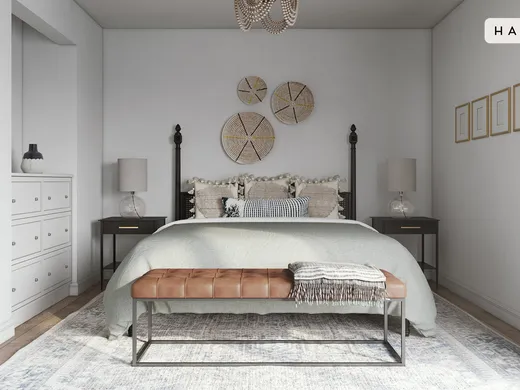Bedroom · Eclectic designed by Michela