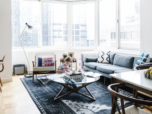 Living Room · Midcentury Modern designed by Joanna