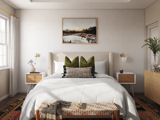Bedroom · Eclectic designed by Kelly