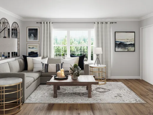Living Room · Farmhouse designed by Kamila