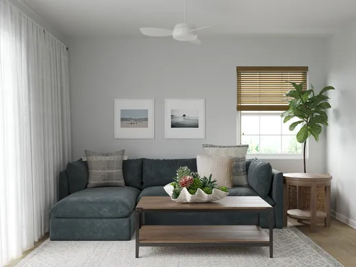 Living Room · Coastal designed by Meghan