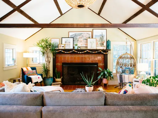 Living Room · Bohemian designed by Erin
