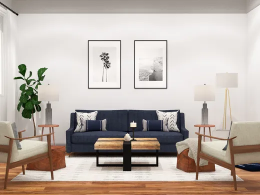Living Room · Contemporary designed by Amy
