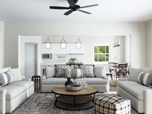 Living Room · Farmhouse designed by Lisa