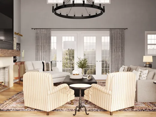 Living Room · Eclectic designed by Brianna