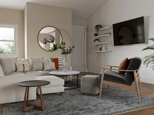 Living Room · Coastal designed by Carly