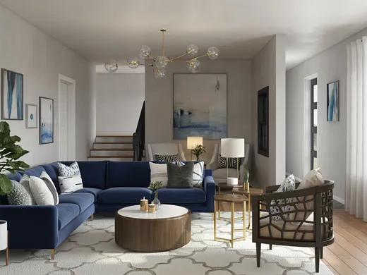 Living Room · Contemporary designed by Crystal