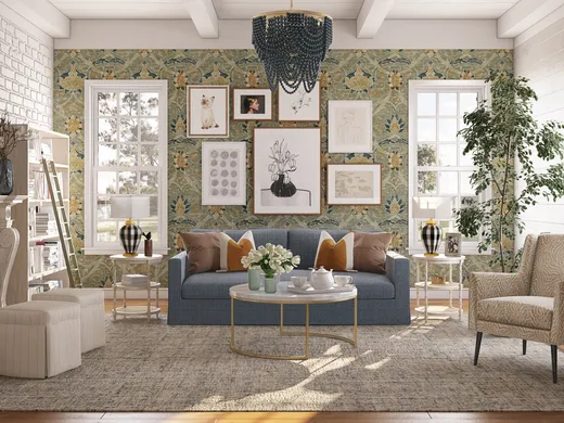 Living Room · Eclectic designed by Vivian