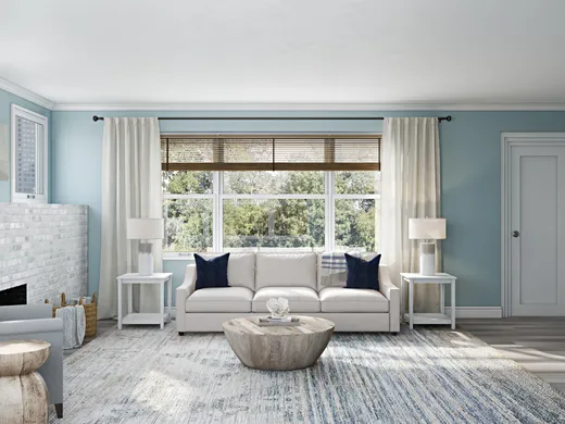 Living Room · Coastal designed by Tatiana