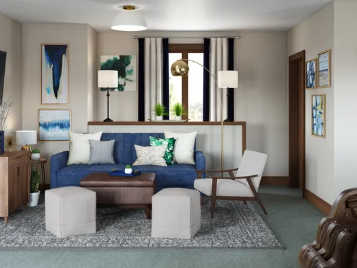 Living Room · Contemporary designed by Sydney