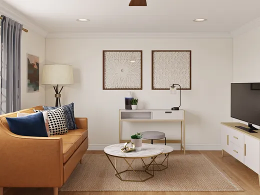 Living Room · Contemporary designed by Kelly