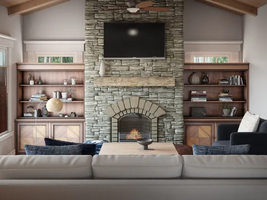 Living Room · Contemporary designed by Randi