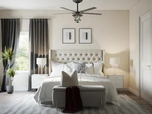Bedroom designed by Rania