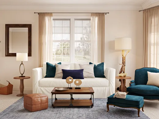 Living Room · Contemporary designed by Laura