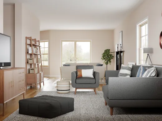 Living Room · Rustic designed by Whitney