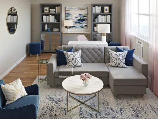 Living Room · Contemporary designed by Jonica