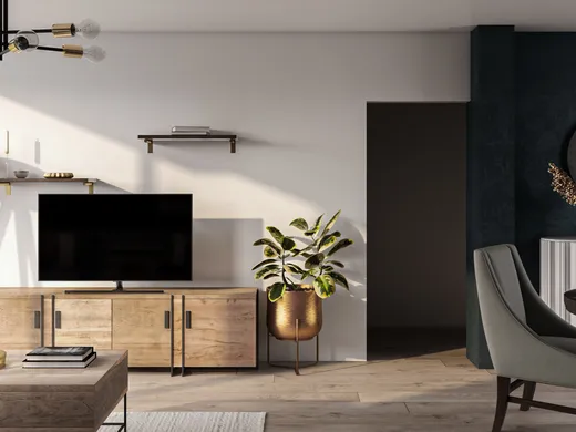 Living Room · Contemporary designed by Laura