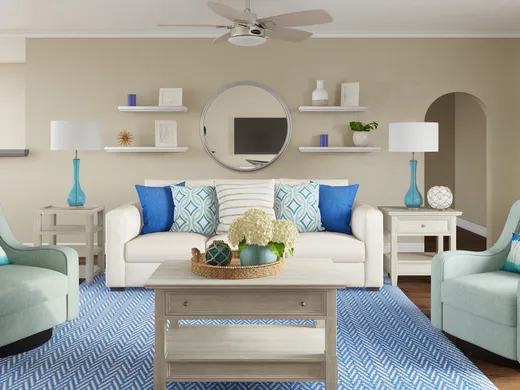 Living Room · Coastal designed by Shannon