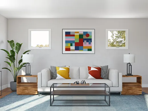 Living Room · Contemporary designed by Brad