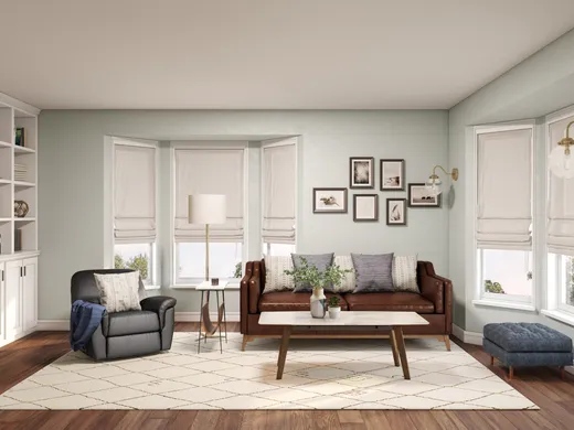 Living Room · Midcentury Modern designed by Natalie