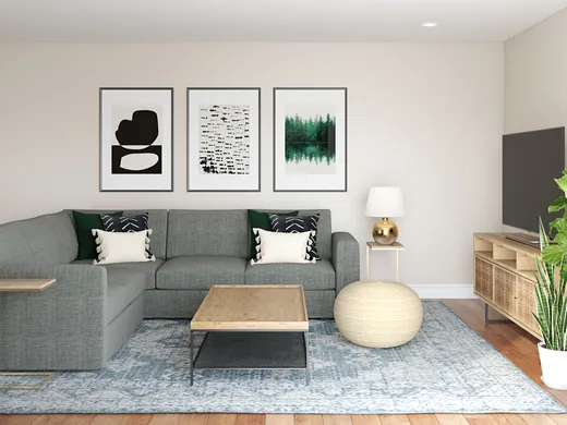 Living Room · Eclectic designed by Hayley
