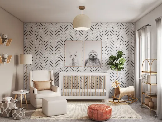 Nursery · Contemporary designed by Astrid