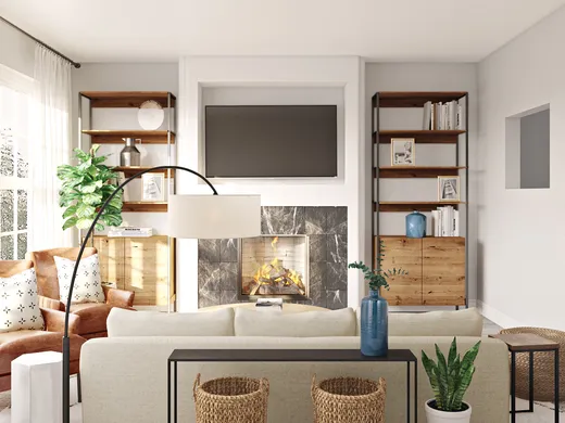 Living Room · Contemporary designed by Amanda