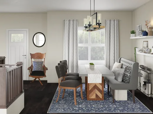 Dining Room · Farmhouse designed by Fendy