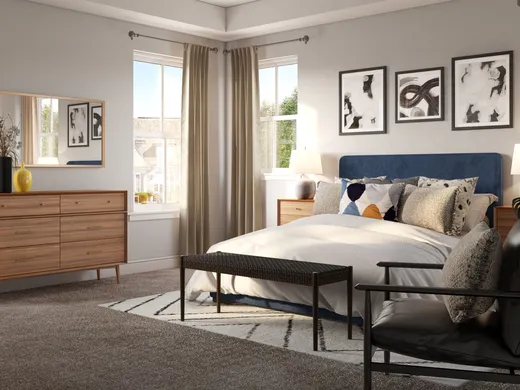 Bedroom · Midcentury Modern designed by Erin